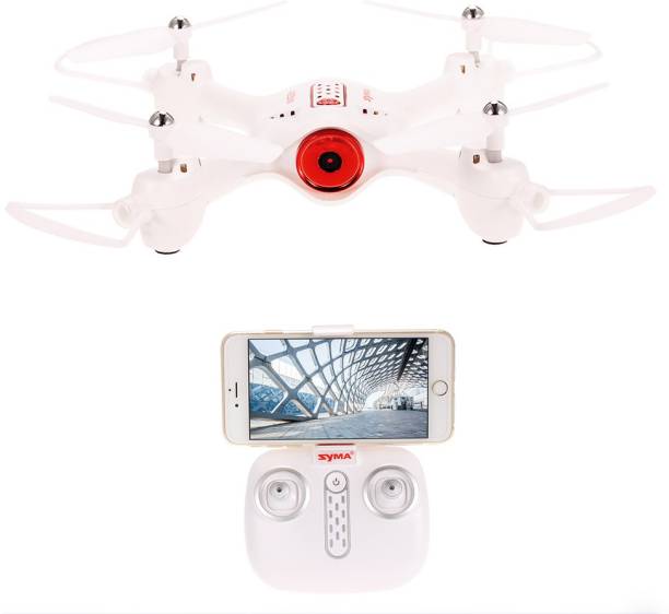 Toyhouse SYMA X23W Indoor RC Drone FPV 0.3MP Camera / APP Control - SUPPORT WIFI FPV, White