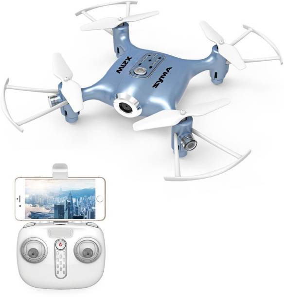 Hobbitos Syma X21W Mini FPV Drone with WIFI Camera Live Video APP Control with Flight Plan, Altitude Hold, 3D Flips, Headless Mode & One Key Take-off/Landing