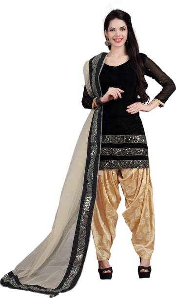 Wedding Dress Materials Online At Best Ffashion Velvet Embroidered Salwar Suit Tta Waistcoat Material