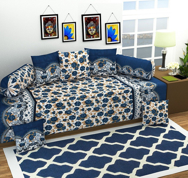 diwan cot bed and pillows