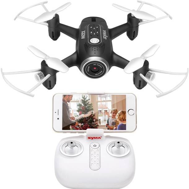 Hobbitos Syma X22W FPV Drone with WiFi Camera Live Video APP Control with Flight Plan, Altitude Hold, 3D Flips, Headless Mode & One Key Take-off/Landing