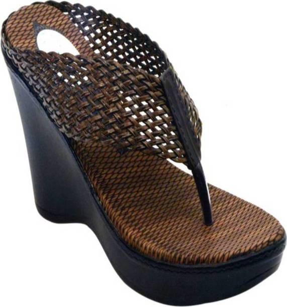 Anshu Enterprises Women Brown Wedges Anshu Enterprises Women Brown Wedges