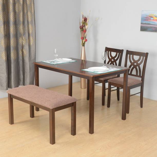 Dining Table ड इन ग ट बल स And Chairs At Best Home By Nill Alice Solid Wood 4 Seater Dining Set