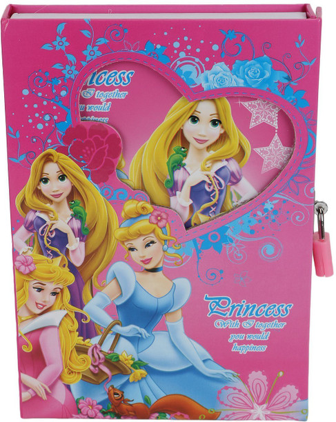 Girls Frozen Disney Princes SECRET NOTEBOOK Diary Journal padlock Pencil Gift 3+
