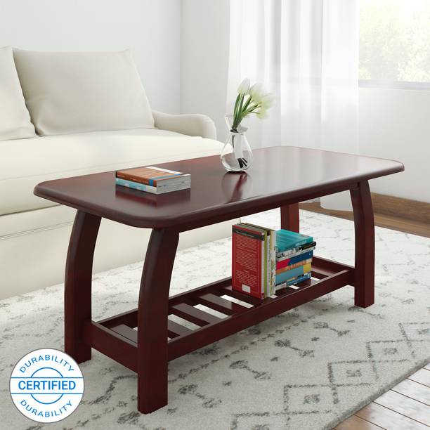 Coffee Tables Durability Certified क फ Woodness Malto Solid Wood Coffee Table