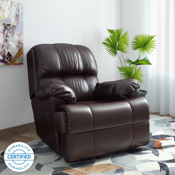 Westido Faux Leatherette Manual Recliners Recliner Finish Color Brown, DIY Do It Yourself