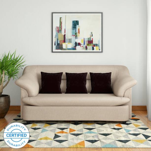 Bharat Lifestyle Sagittarius Fabric 3 Seater  Sofa