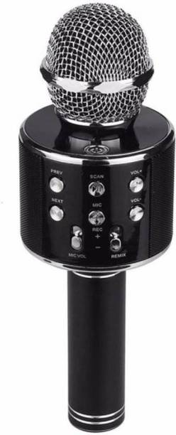 GLOWISH WS-858 Wireless Bluetooth Karaoke Singing Microphone