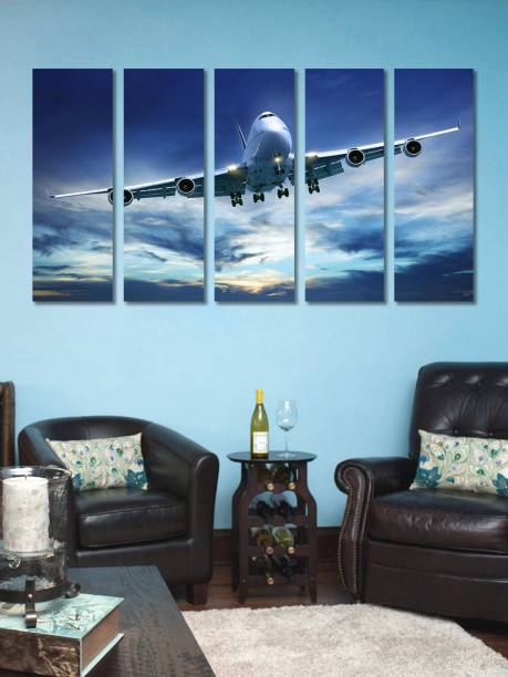 999 Store Flying Plane Digital Reprint 30 inch x 52 inch Painting