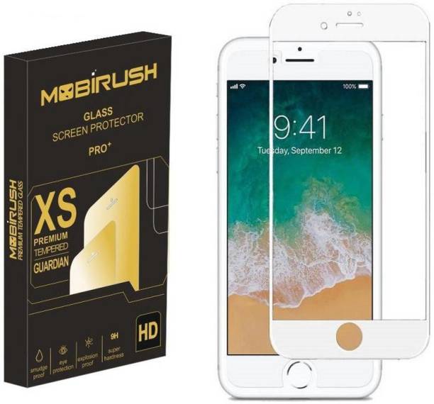 MOBIRUSH Edge To Edge Tempered Glass for Apple iPhone 8 Plus