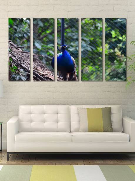 999 Store Peacock Digital Reprint 30 inch x 52 inch Painting