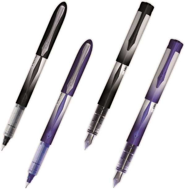 Platignum Tixx Ballpoint Pen Soft Grip Retractable Ball Point Black or Blue