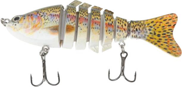Magideal Multi Jointed (7 segment) Swimbait Life Like Bass Fish Fish Decoy Fishing Lure