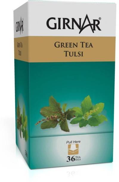 Girnar Tea tulsi flavoured Tulsi Green Tea Bags Box