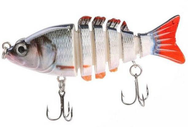 Magideal Fishing Lure Multi Jointed Multi Jointed (6 segment) Swimbait Life Fish Decoy Fishing