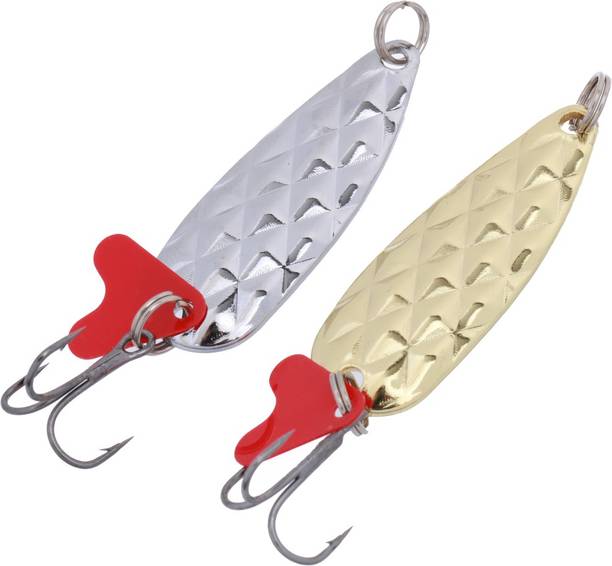 Magideal Fishing Lures Metal Spoon Lure Baits Crankbaits Hook Fishing Lures Metal Spoon Lure Baits Fish