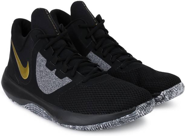 Black Nike Shoes Online At Best S In Nike Air Precision Ii Basketball Shoes For Men