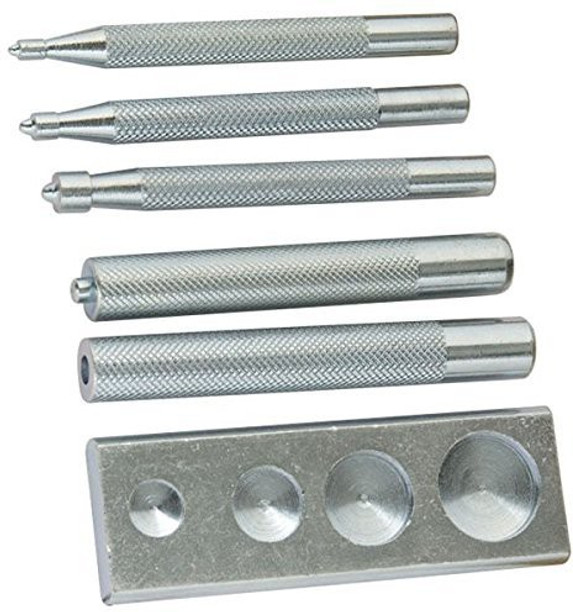 Line 24 Snaps Nickel Plated 10//pk By Tandy Leather 1263-02