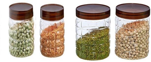 Steelo 4 Pcs  - 200 ml, 900 ml Plastic Grocery Container