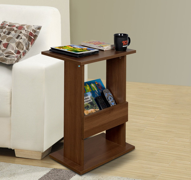 T Day End Tables Bedside Table Side Table C Shaped Oak Wood Small Couch Side Table