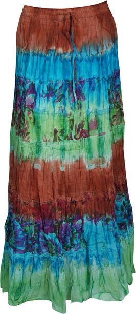 Indiatrendzs Printed Women A-line Multicolor Skirt