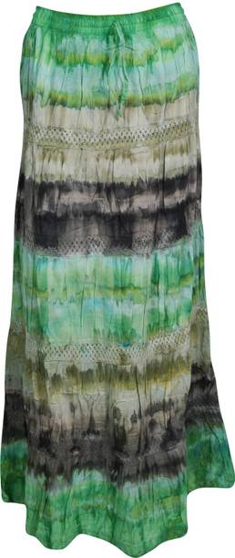 Indiatrendzs Printed Women A-line Multicolor Skirt
