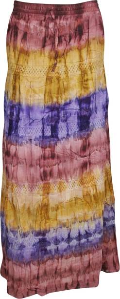 Indiatrendzs Printed Women A-line Multicolor Skirt