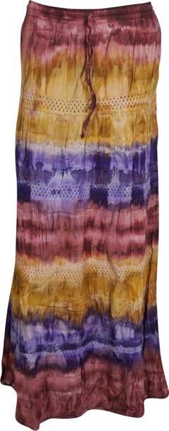 Indiatrendzs Printed Women A-line Multicolor Skirt