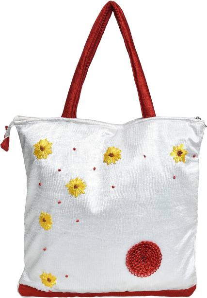 Adrish Creative Red Flower Shoulder Bag