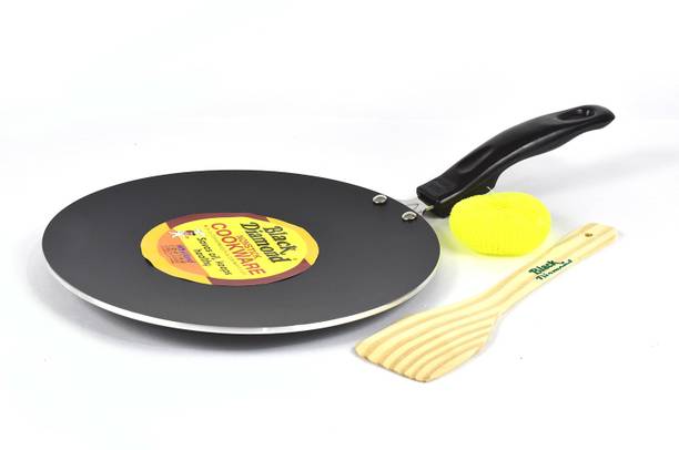 Kitchen Cookware Sets Online Non Stick At Black Diamond Non Stick Roti Tawa C3 3 2 Mm Thick Heavy Quality 25