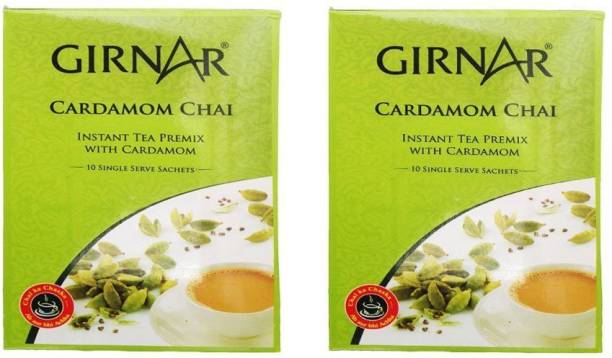 Girnar Tea Cardamom Pack of 2 Cardamom Instant Tea Box