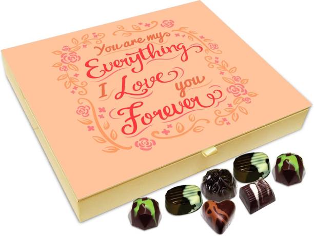 Chocholik Gift Box - You Are My Everything. I Love You Forever Chocolate Box - 20pc Truffles