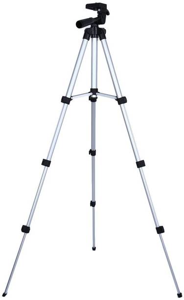 JMO27Deals Portable & Foldable Camera - Mobile Tripod With Mobile Clip Holder Bracket , Fully Flexible Mount Cum Tripod , Standwith Three-dimensional Head & Quick Release Plate Tripod