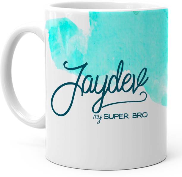 HOT MUGGS "Jaydev" - My Super Bro Personalized Ceramic Coffee Mug