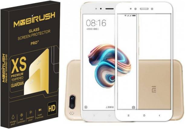 MOBIRUSH Edge To Edge Tempered Glass for Mi A1