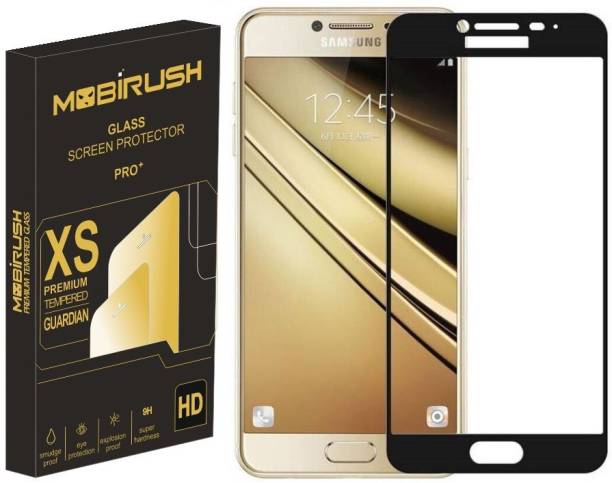 MOBIRUSH Edge To Edge Tempered Glass for Samsung Galaxy C7 Pro