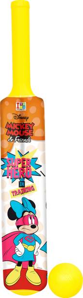 DISNEY Mickey & Friends My First Bat & Ball Cricket Kit