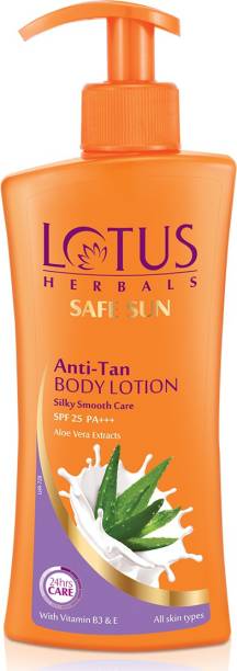 LOTUS HERBALS herbal Safe Sun Anti Tan Body Lotion Spf 25+++