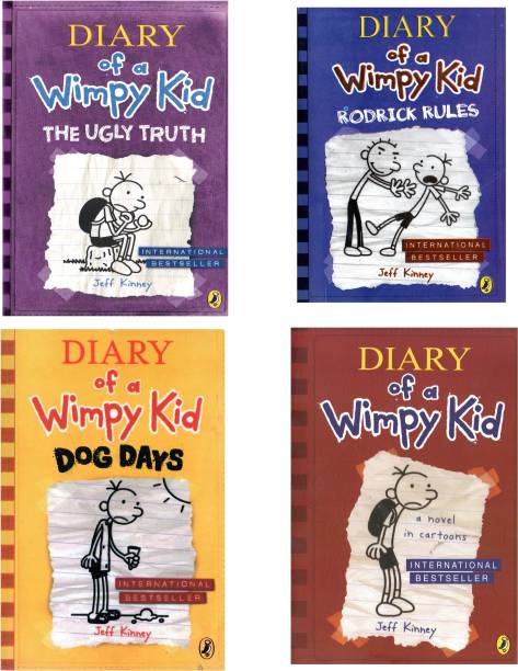 Set Of 4(Four)Books---DIARY OF A WIMPY KIDS