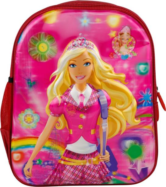 RBRN Beautiful Princess Printed 3D Effect Lightweight Kids School Bag, Suitable Upto 2-6 Years School Bag