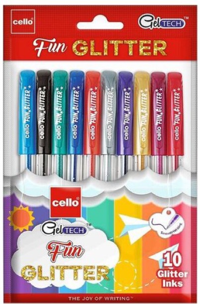 gel ink pens fashion and glitter pack