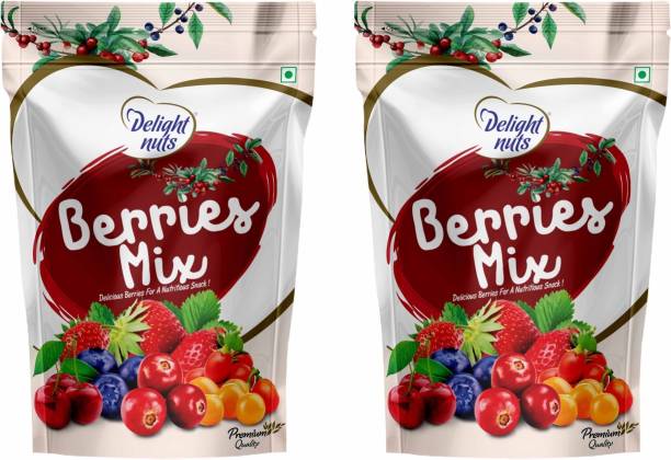 Delight nuts Berries Mix-200g (Pack of 2) Assorted Fruit