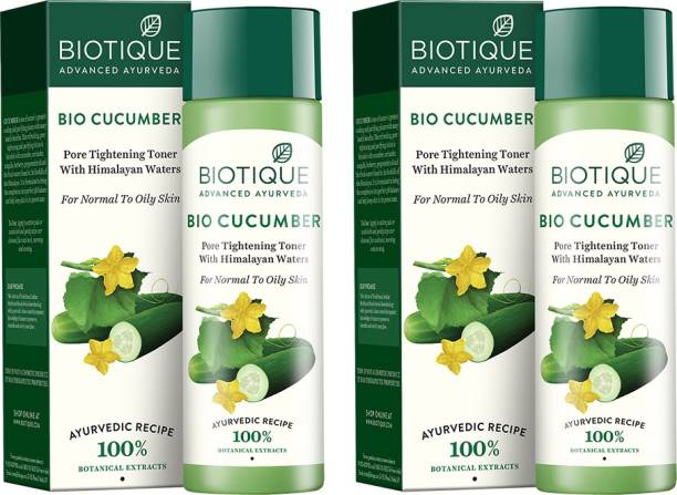 BIOTIQUE Bio Cucumber Pore Tightening Toner-Pack of 2 Women