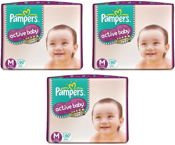 pampers active baby large flipkart
