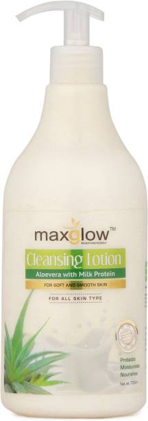 maxglow ALOEVERA WITH MILK PROTEIN CLEANSING LOTION