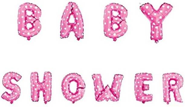 Smartcraft Printed Baby Shower Alphabet Balloon - Pink Letter Balloon