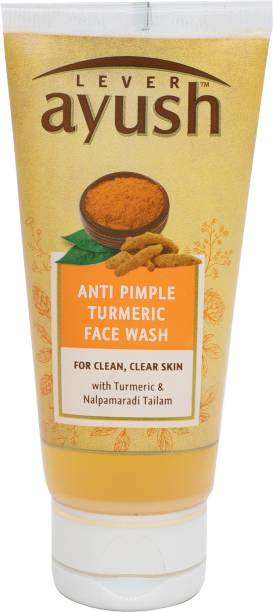 Lever Ayush Pimple Clear Turmeric Face Wash