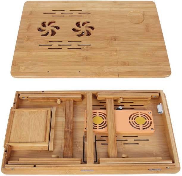 EmpireDeals With Cooling Fan Wood Portable Laptop Table