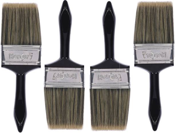 Wall Paint Brushes Online At Best Prices In Mercury Wall Paint Brush 4 Inch Multicolour Set Of Synthetic Round