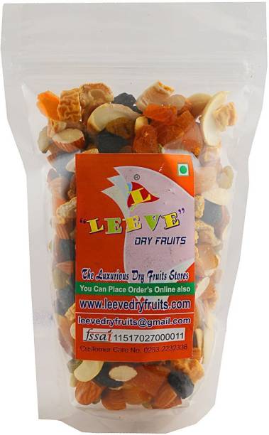 Leeve Dry fruits Mix Dry Fruits Cut , 800gm Assorted Nuts